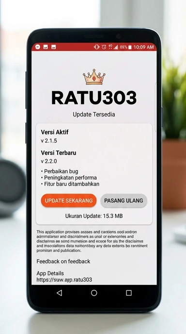 Tampilan riwayat versi ratu303